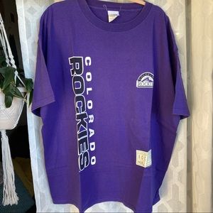 Y2K Colorado Rockies shirt